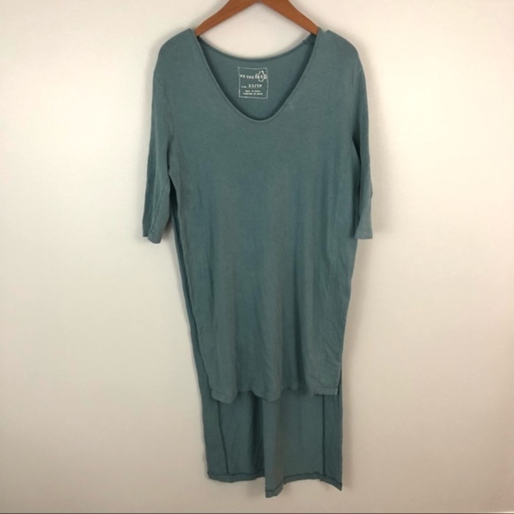 We The Free For Free People Side Slit Tunic Top Size XS Casual Coastal